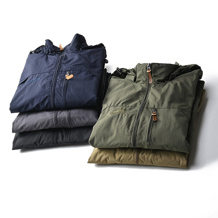 Waterproof Mens Tactical Jacket - Hooded, Lightweight