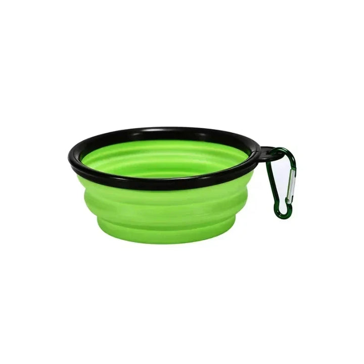 350ml Pet Folding Bowl - Portable Dog &amp; Cat Food Water Bowl