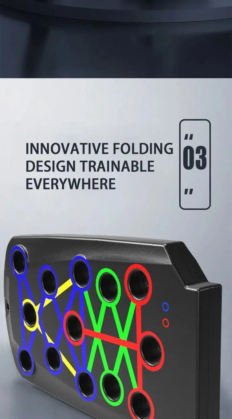 Push Up Board Foldable 28 Modes Home Workout Trainer