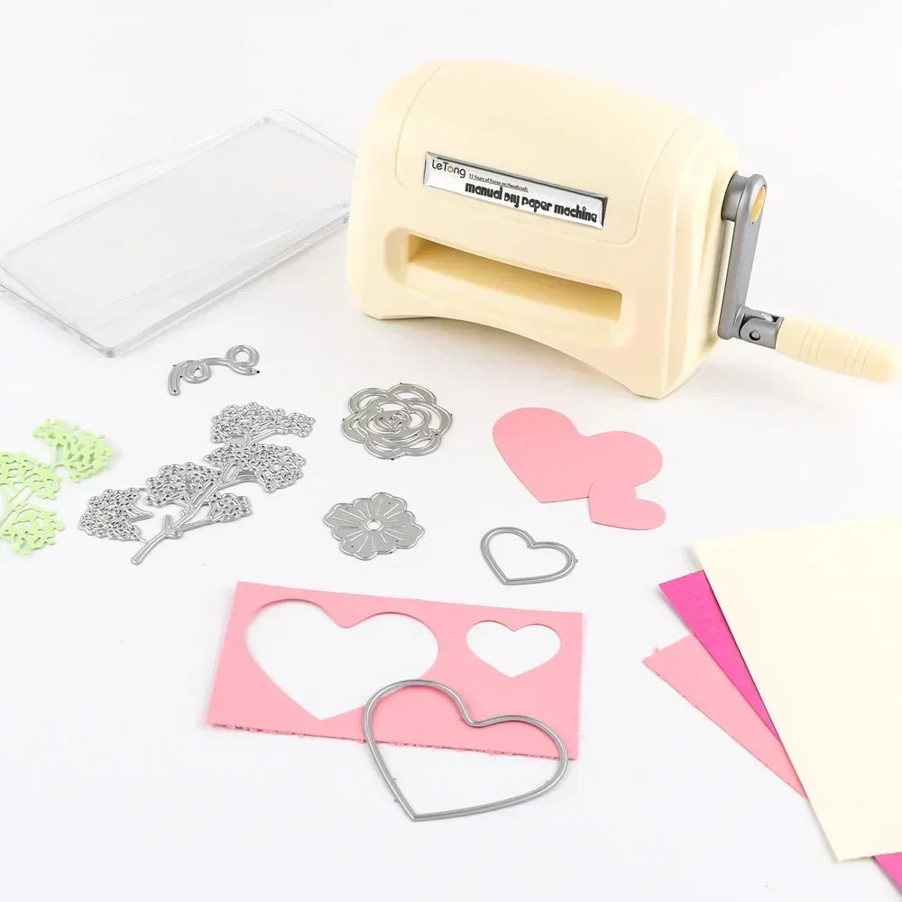 Die Cutting Machine Mini Manual Hand Crank Craft Tool