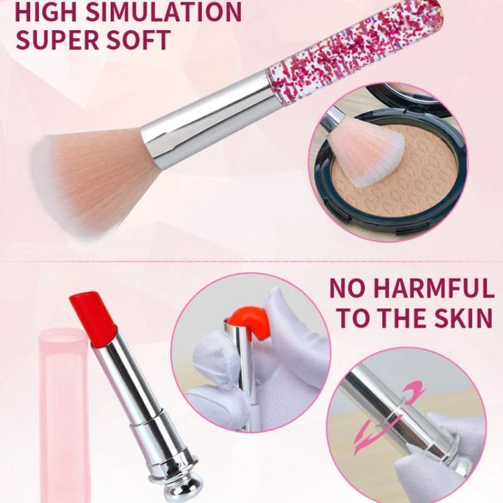 Princess Makeup Play Set for Girls - Educational Pretend Play Cosmetic Toy, Safe &amp; Durable