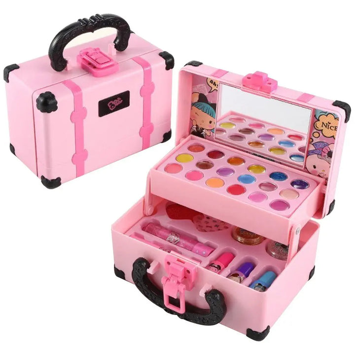 Princess Makeup Play Set for Kids - Safe, Non-Toxic Cosmetic Kit with Lipstick &amp; Eye Shadow