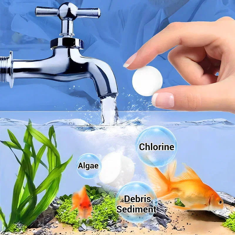 Aquarium Water Purification Tablets – Fast-Acting Fish Tank Clarifier Eco-Friendly 2026
