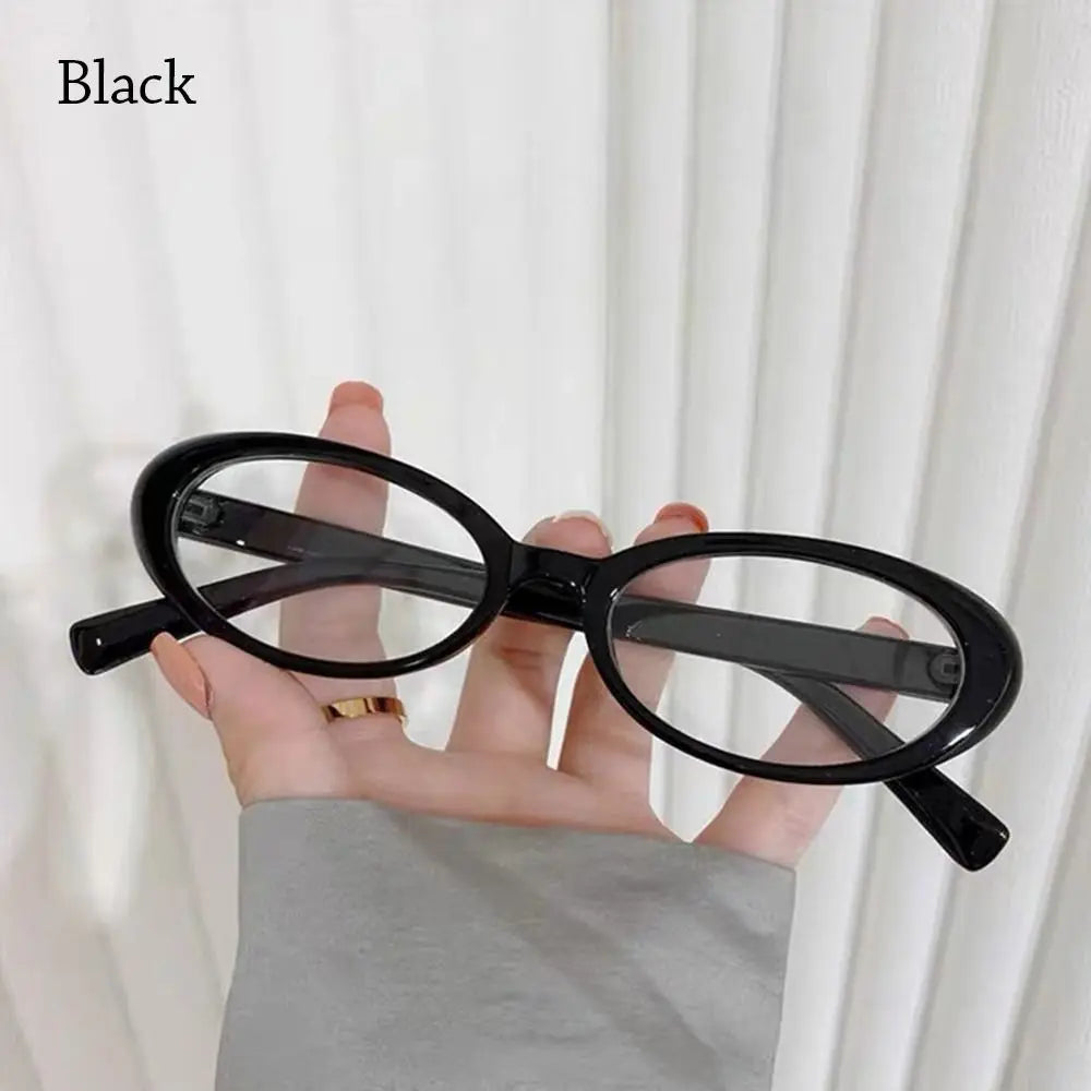 Blue Light Glasses Y2K Retro Oval Frame Eyeglasses For Reading And Computer Use, TikTok Viral 2026