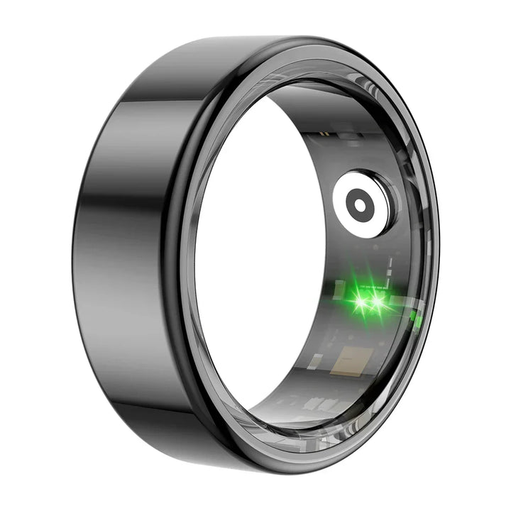 Smart Ring Health Tracker IP68 Waterproof Heart Rate Sleep SpO2 Multi Sport Modes Titanium Shell Fall 2025 Gift