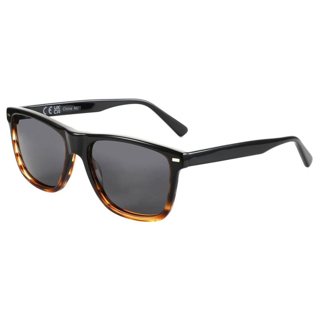 Polarized Sunglasses Square Acetate Frames UV400 Protection Unisex Classic Design