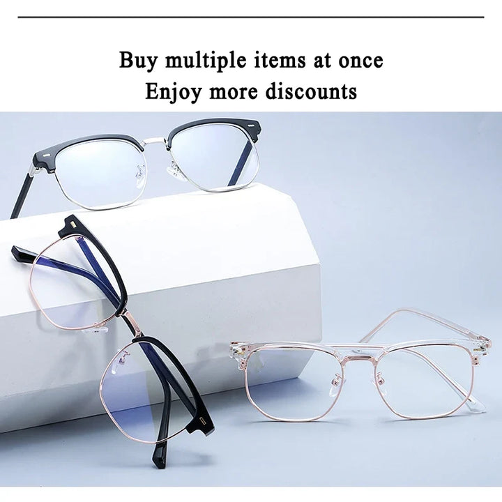Blue Light Blocking Glasses Photochromic Rectangle Eyewear For Office And Computer Use Fall 2026 TikTok Viral Gift