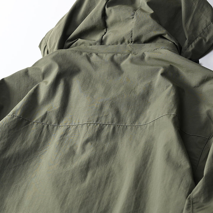 Waterproof Mens Tactical Jacket - Hooded, Lightweight