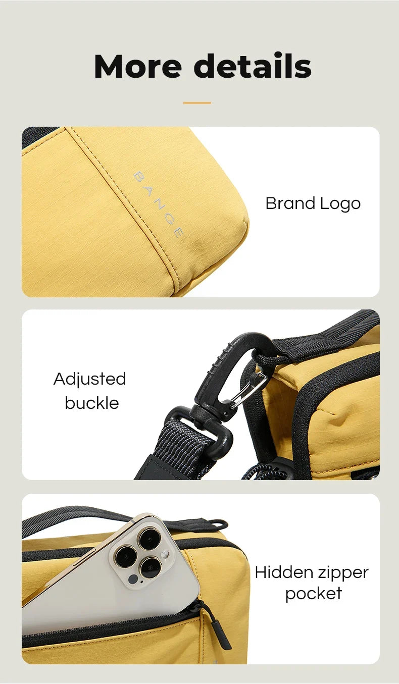 Waterproof Messenger Bag Lightweight Unisex Crossbody For Daily Use Travel Essential Fall 2026 Gift