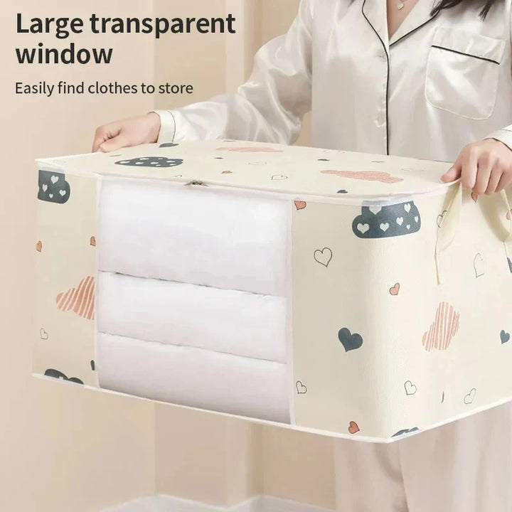 Large Capacity Dustproof Quilt Storage Bag - Home Organizers for Clothes &amp; Bedding