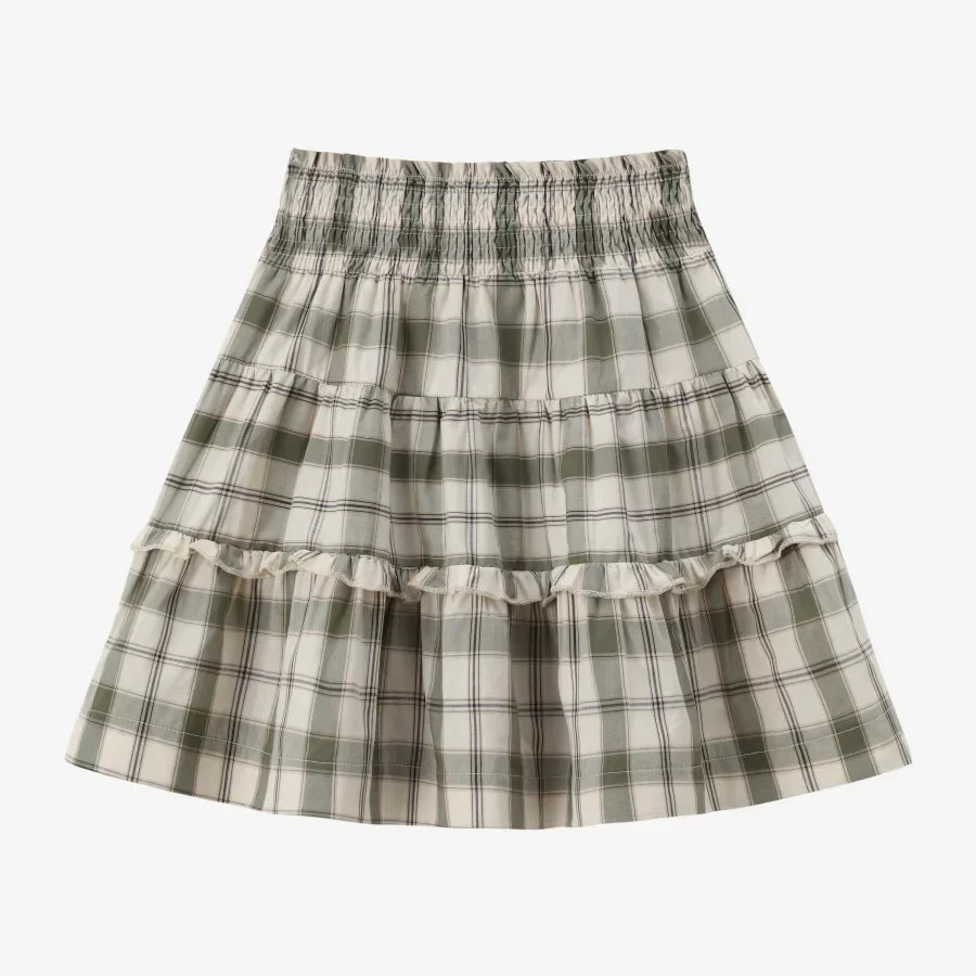 Soft Unisex Kids’ Matching Outfits – Plaid Grid, Floral, 100% Cotton, Summer Casual Wear