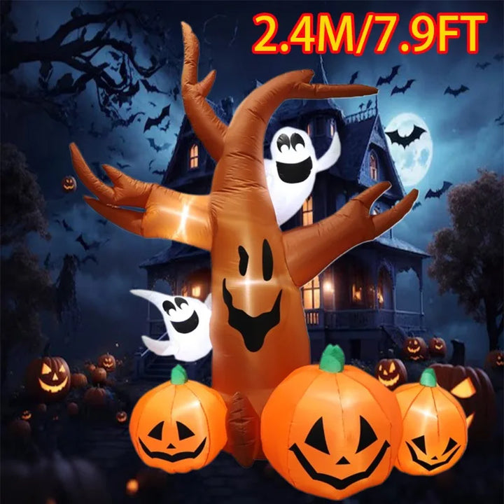 Inflatable Halloween Decoration Pumpkin Tree Outdoor Fall 2025