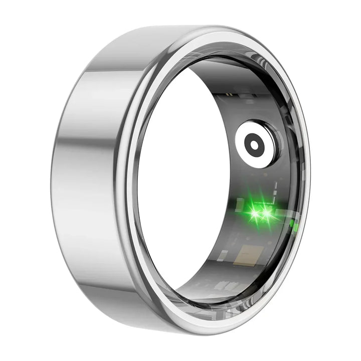 Smart Ring Health Tracker IP68 Waterproof Heart Rate Sleep SpO2 Multi Sport Modes Titanium Shell Fall 2025 Gift