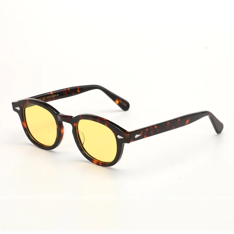 Polarized Sunglasses Vintage Round Acetate Frame Summer 2026 Driving Glare Reduction Gift Idea