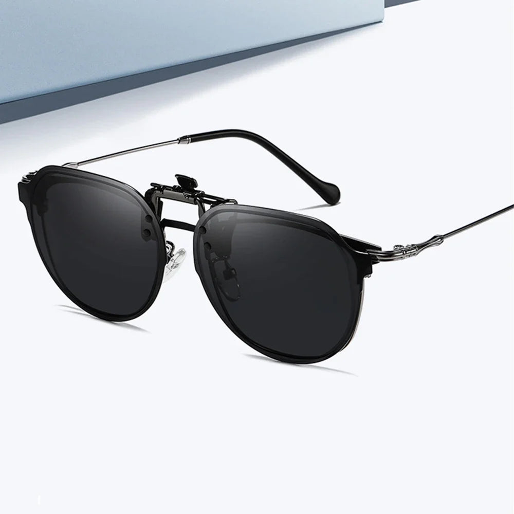 Clip-On Sunglasses Polarized UV400 Flip Up Clip Night Vision Clip Universal Goggles For Driving And Fishing Summer 2026
