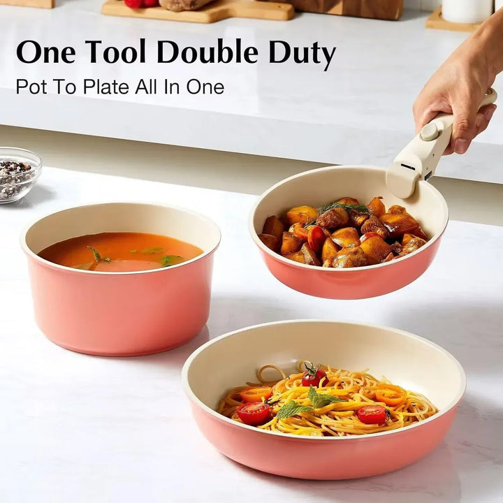 Removable Pot Handle - Detachable Cookware Universal Accessories for All Kitchen Utensils
