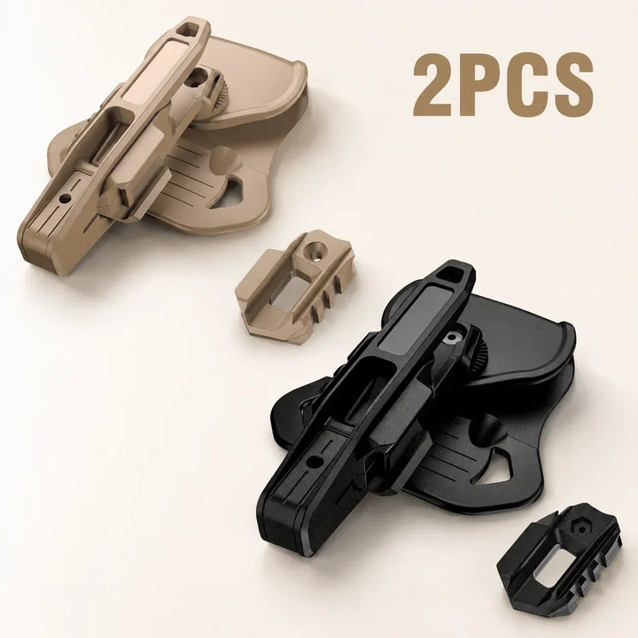 Nylon Pistol Belt Holster - Universal Fit for Double Stack 9mm Handguns, Airsoft and Outdoor Carry