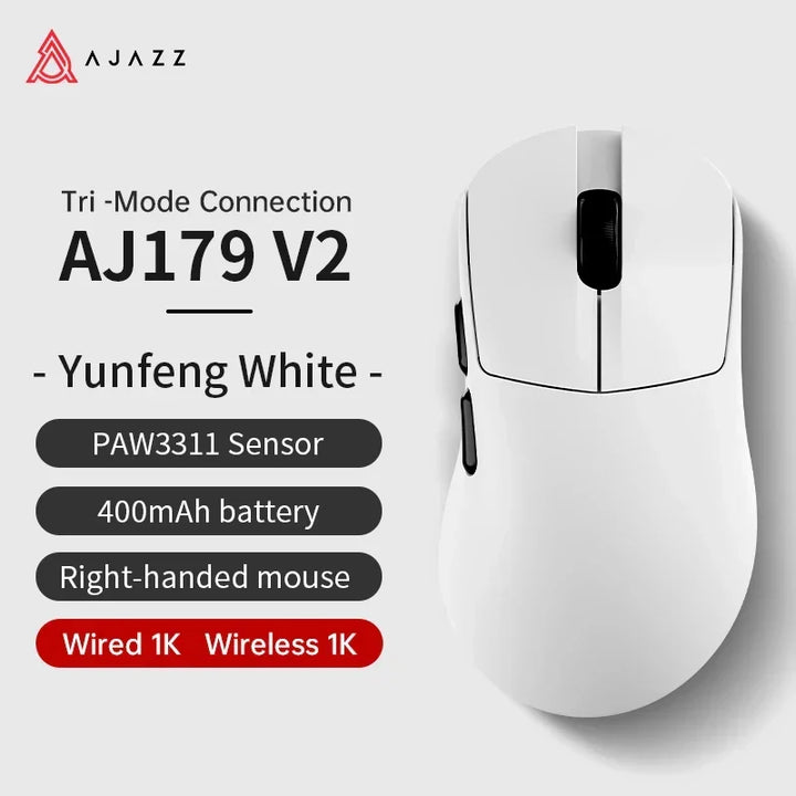 Gaming Mouse Magnetic Charging Ergonomic Lightweight Wireless