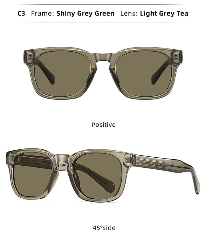 Retro square unisex sunglasses – UV400 gradient lenses, vintage style, travel and beach