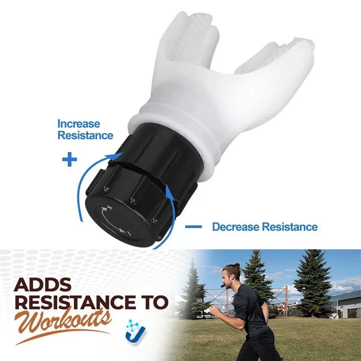 Adjustable Breathing Trainer - Fitness Equipment for Lung Capacity Improvement &amp; Endurance