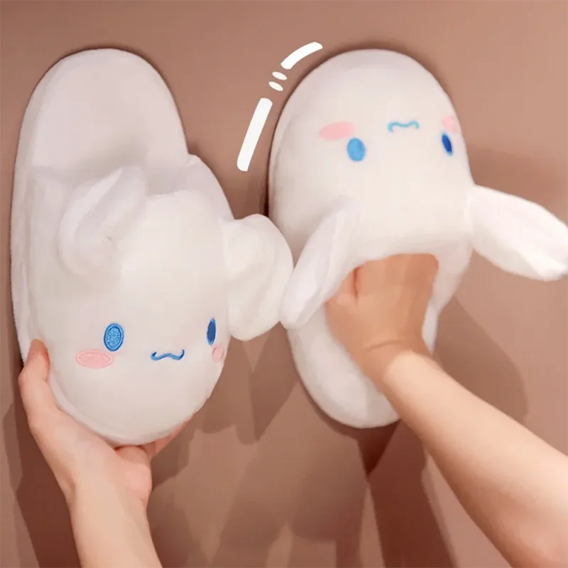 Cinnamoroll Cotton Slippers With Moving Ears For Couples