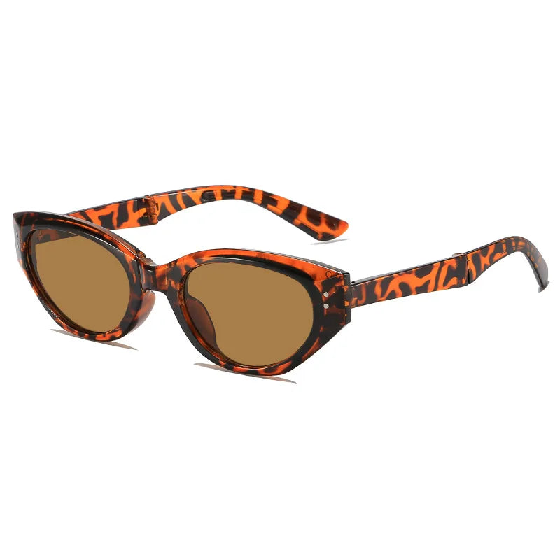 Circular Sunglasses Unisex Foldable Round Eyewear, TikTok Viral Fall 2026 Trendy Accessory