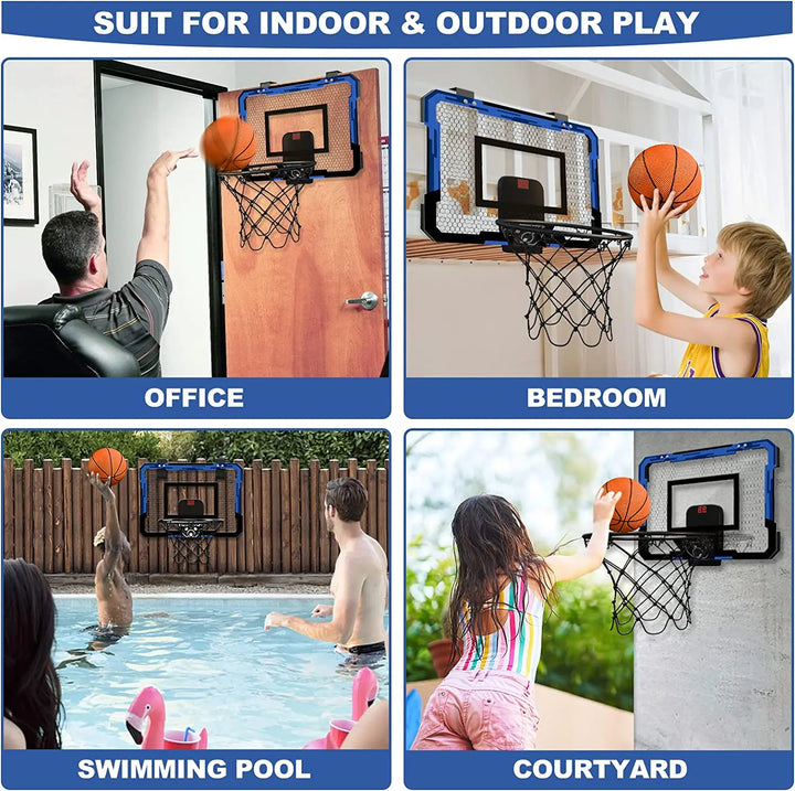 Basketball Hoop For Kids Wall Mounted Mini Backboard Set Indoor Outdoor Play Back To School 2026 Gift