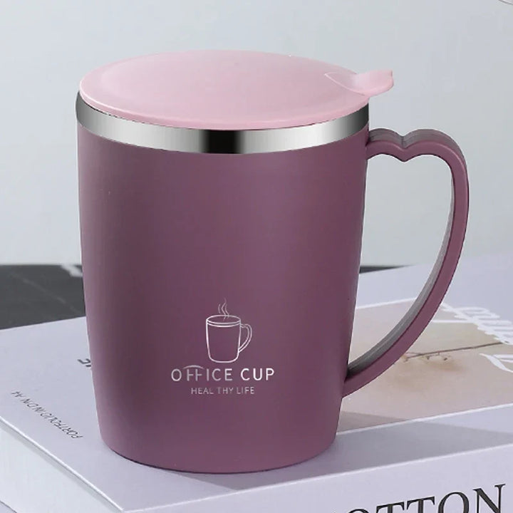 350ml Thermos Mug 304 Stainless Steel Insulated Cup With Handle