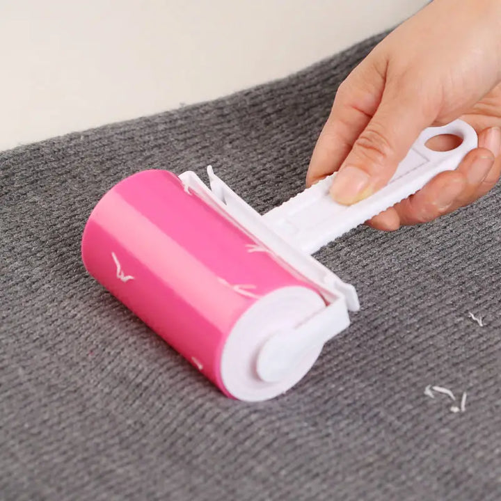 Washable Clothes Hair Sticky Roller with Cover for Pet Hair Removal