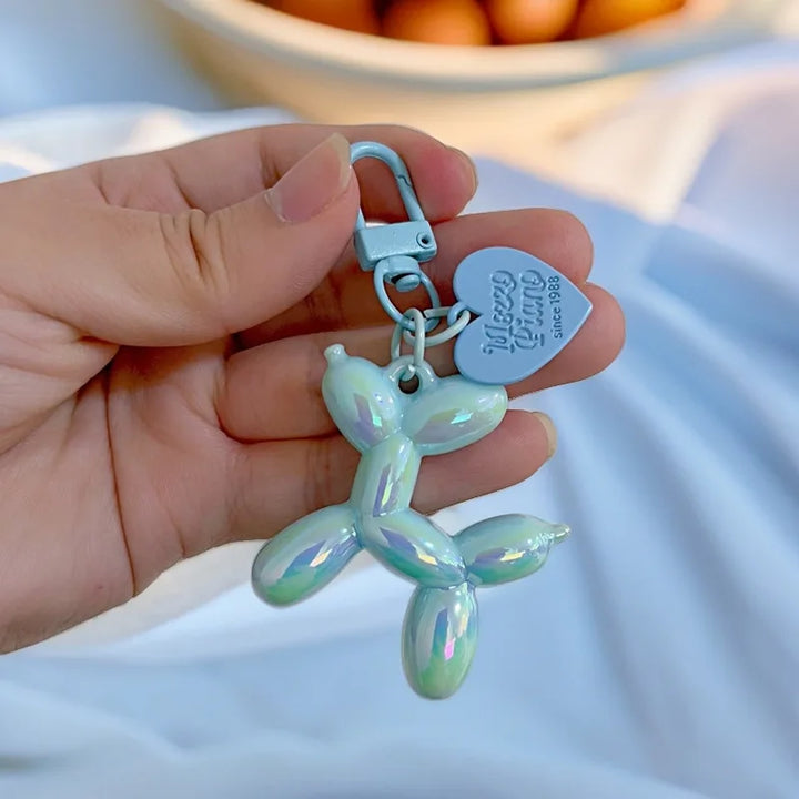 Balloon Dog Keychain Resin Cute Bag Pendant Fall 2025 Gift
