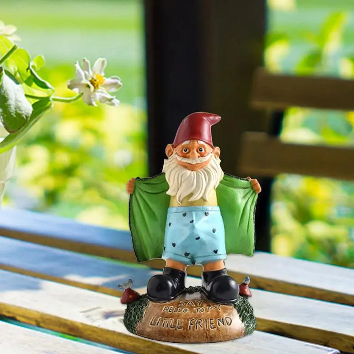 Garden Gnome Statue Outdoor Figurine Whimsical Garden Decor Summer 2026 Unique Backyard Decor