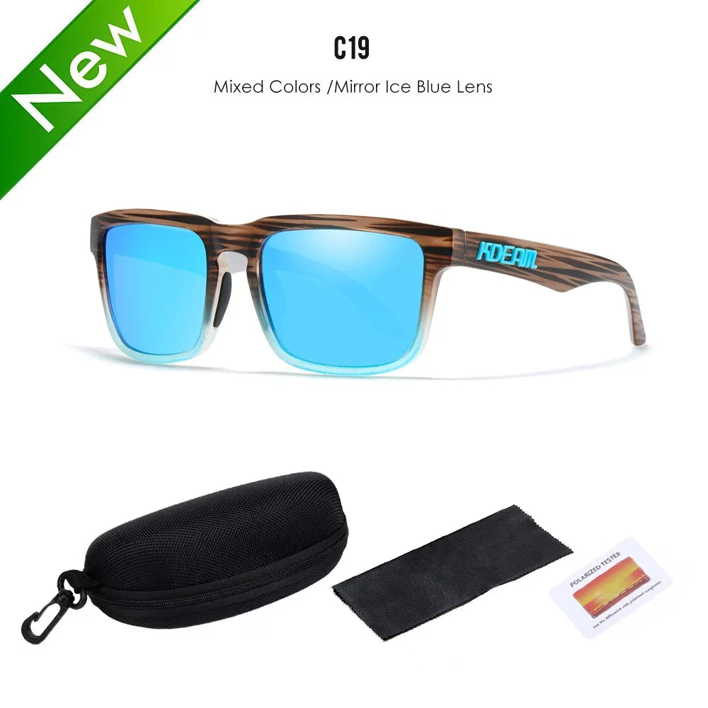 Polarized Sunglasses Unisex Outdoor Eyewear Summer 2026 Trend Mirror Lens Lightweight UV Protection Gift Idea