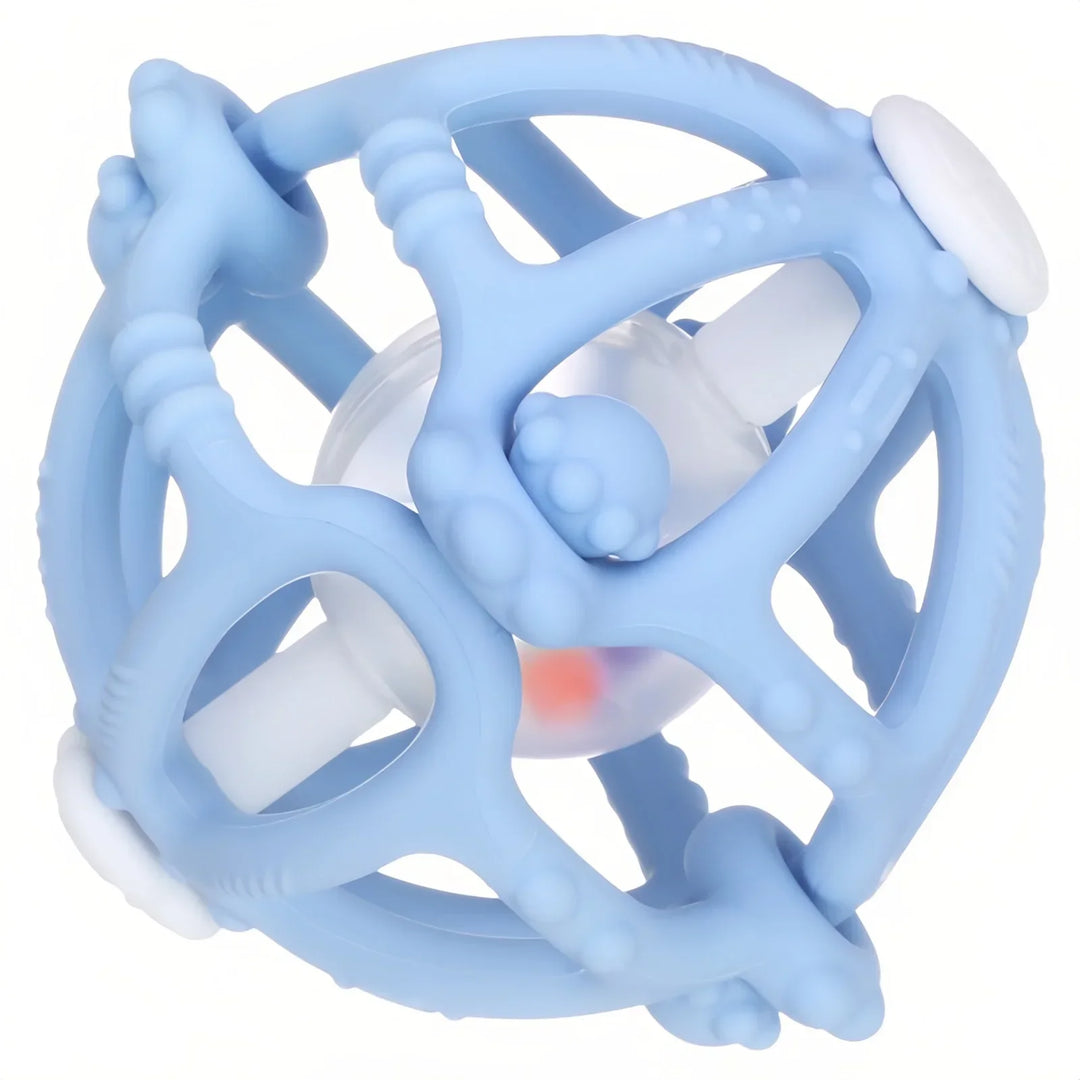 Silicone Teether Rattle Orb Montessori Newborn Sensory Toys