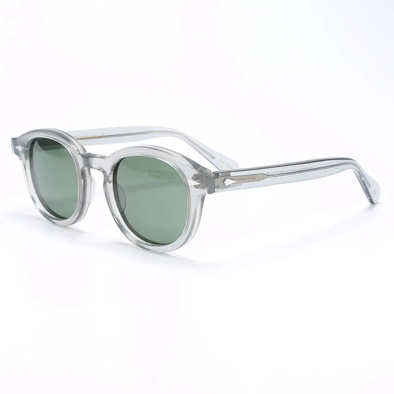 Polarized Sunglasses Vintage Round Acetate Frame Summer 2026 Driving Glare Reduction Gift Idea