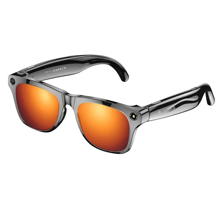 Smart AI Camera Glasses Bluetooth Call Voice Assistant