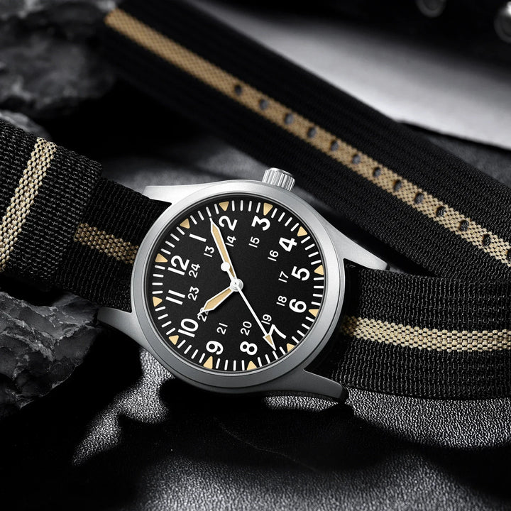 Military Quartz Field Watch 37mm Sapphire Fall 2025
