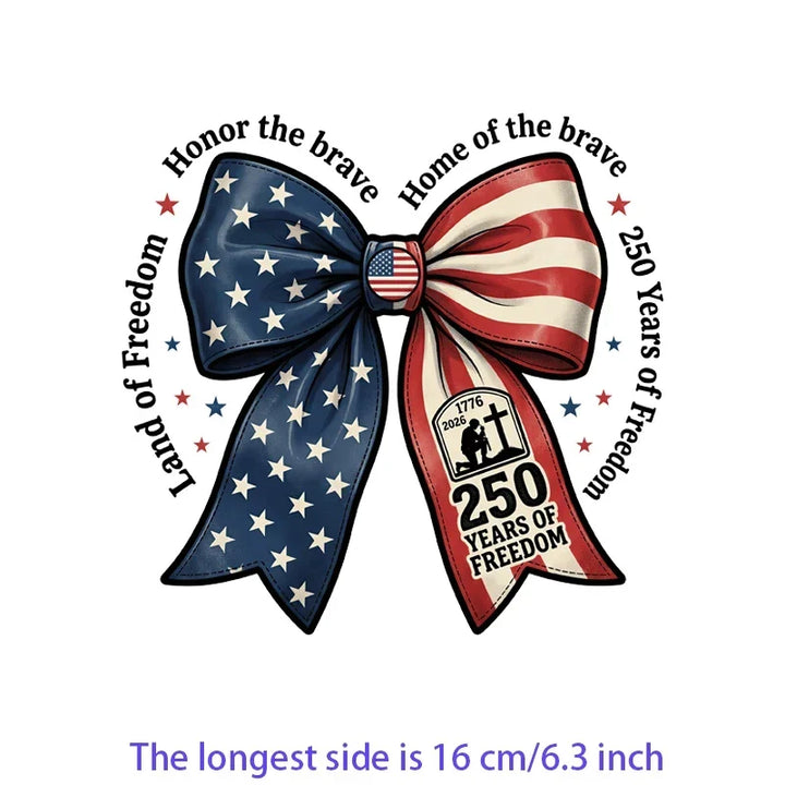 Iron On Patches USA Flag Bald Eagle Heat Transfer Set Patriotic 4th Of July DIY Clothing Decor 2026