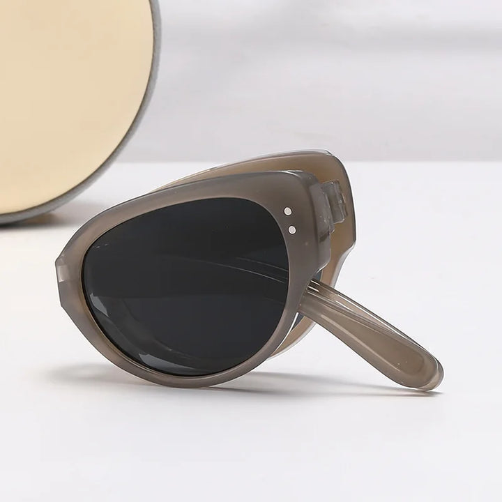 Cat Eye Sunglasses Foldable Narrow Frame Fall 2026 UV Protection Fashion Accessory