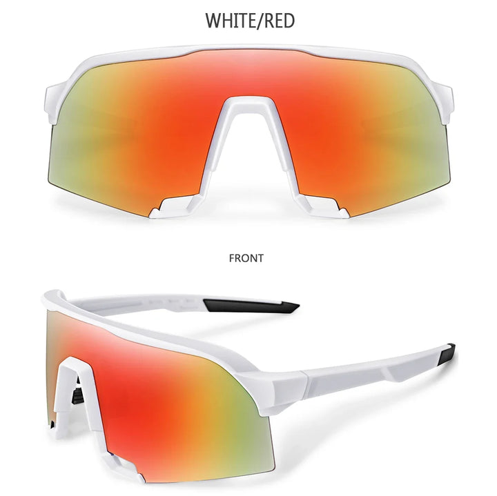 Lightweight unisex sports sunglasses – UV400 polycarbonate lenses, cycling, running, fishing