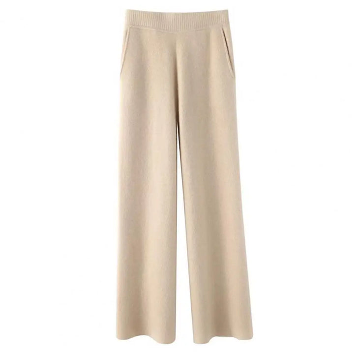 Drape High Waist Wide Leg Pants For Women Casual Loose Fit, Autumn Winter Trousers
