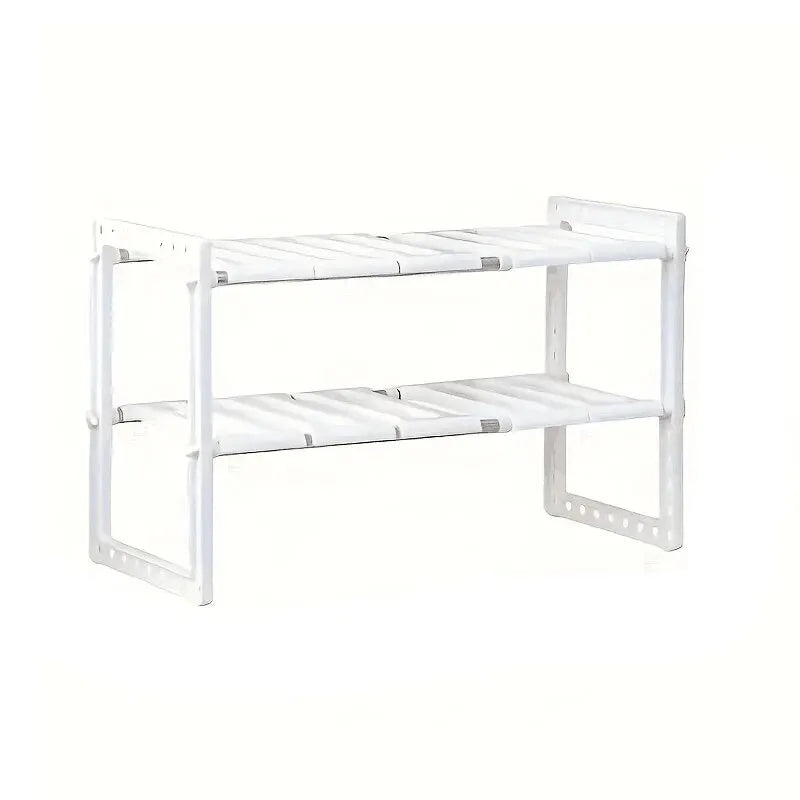 Stackable Sink Organizer Shelves - Home Organizers for Kitchen &amp; Bathroom Storage Solutions
