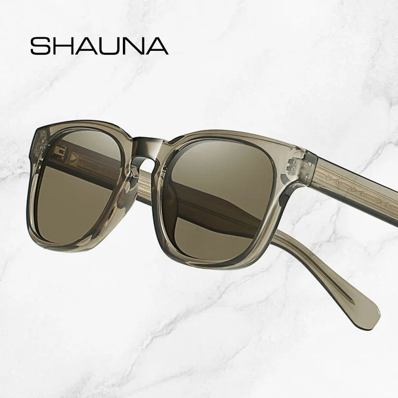 Retro square unisex sunglasses – UV400 gradient lenses, vintage style, travel and beach