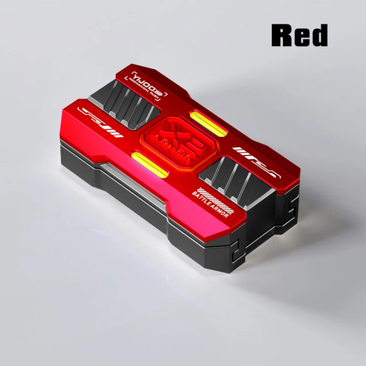 Luminous Push Slider Metal Fidget Toy EDC Stress Relief
