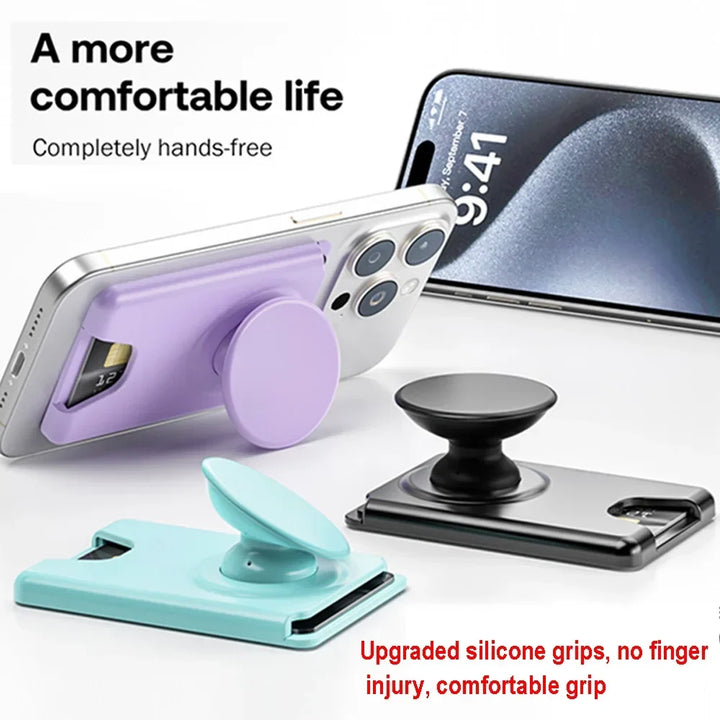 Magnetic Wallet With Expanding Grip For Phones Universal Card Holder Case Anti Scratch And Dustproof Back To School 2026