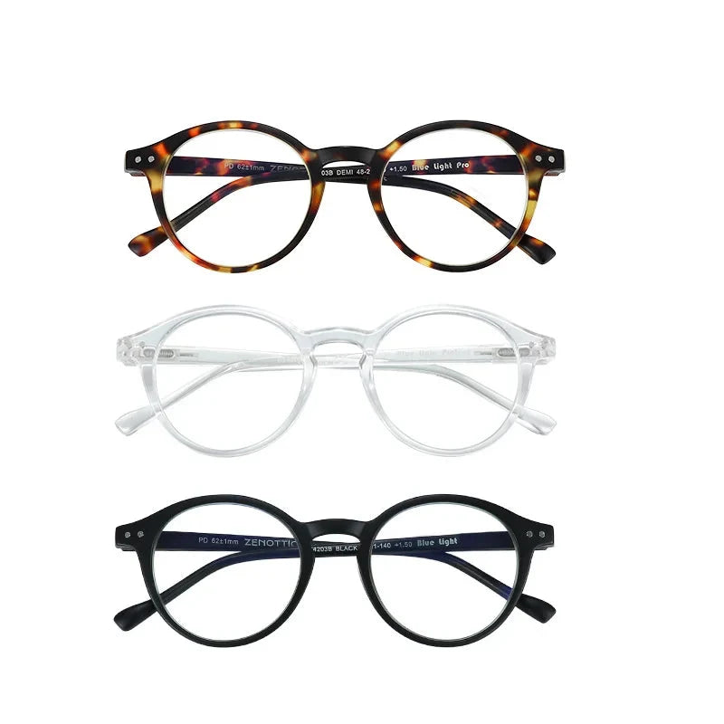 Blue Light Blocking Reading Glasses Presbyopic Computer Eyewear Anti-Glare Diopter 0 To 4.0 Back To School 2026