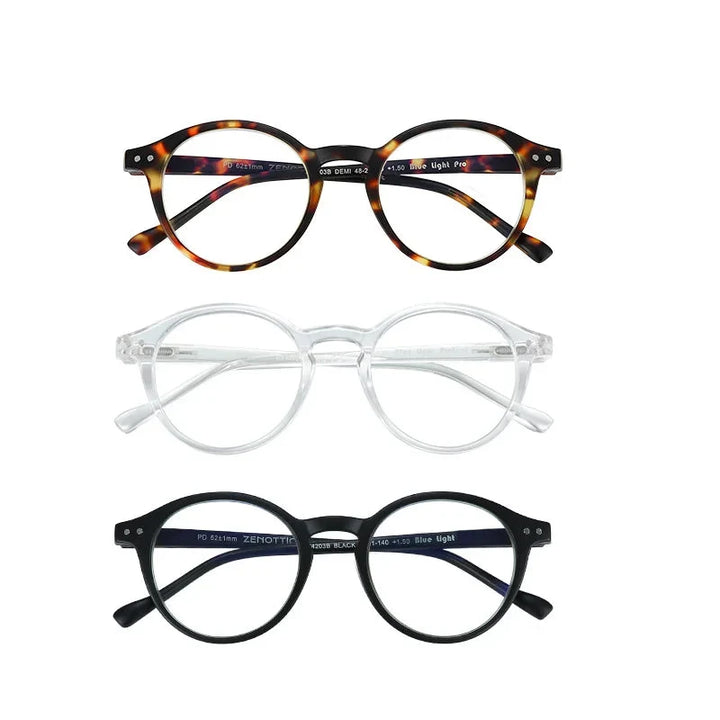 Blue Light Blocking Reading Glasses Presbyopic Computer Eyewear Anti-Glare Diopter 0 To 4.0 Back To School 2026