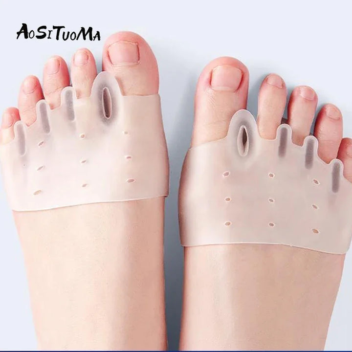 Silicone Front Foot Pads 2-Pack – Bunion Relief &amp; Forefoot Cushion, Foot Support Home Use 2026