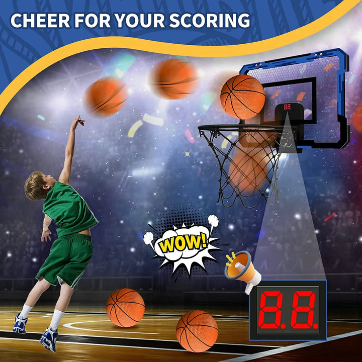 Basketball Hoop For Kids Wall Mounted Mini Backboard Set Indoor Outdoor Play Back To School 2026 Gift