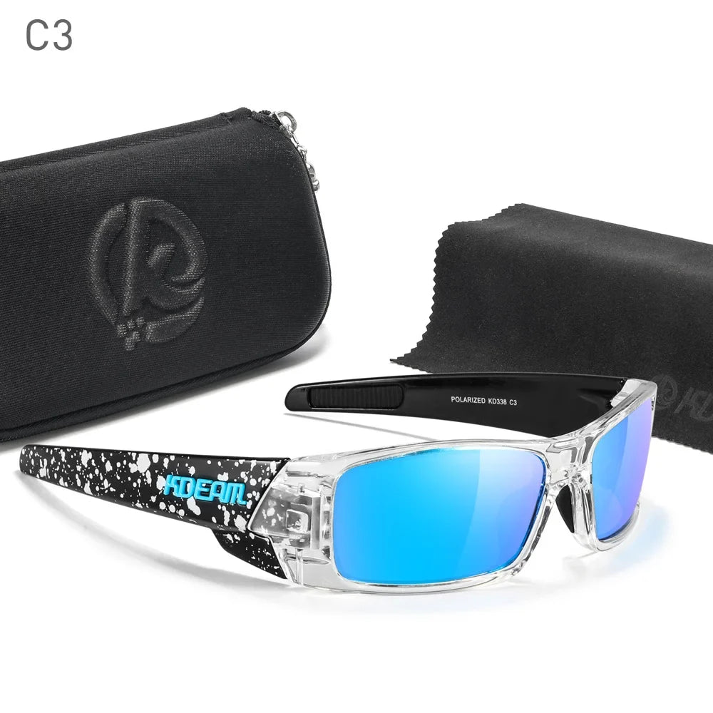 Photochromic Sunglasses All-Black Frame Fishing Sunglasses Summer 2026 Night Driving Comfort Case Included