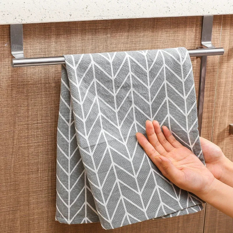 Stainless Steel Towel Rack Organizer - 3PCS Home Organizers for Bathroom &amp; Kitchen, Wall Mounted